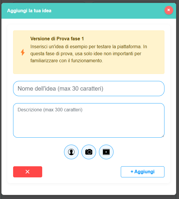 Esempio form idea